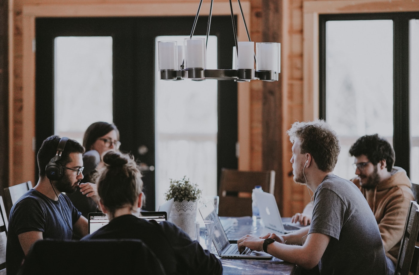 Product team collaborating